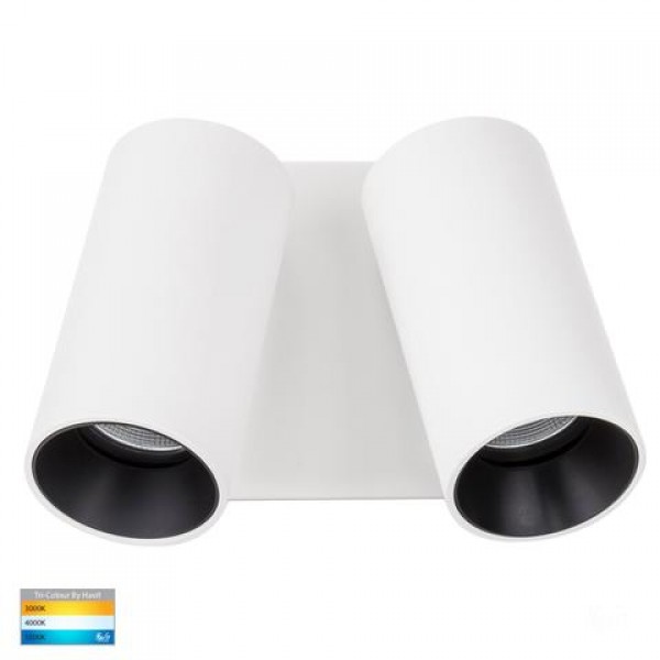 Havit-Revo Black & White Double Adjustable Wall Light